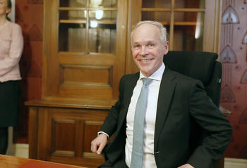Finansminister Jan Tore Sanner (H). Foto: Finansdepartementet.