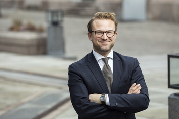 Sjef for politikk og kommunikasjon i Eiendom Norge, Erik Lundesgaard. Foto: Johnny Vaet Nordskog.