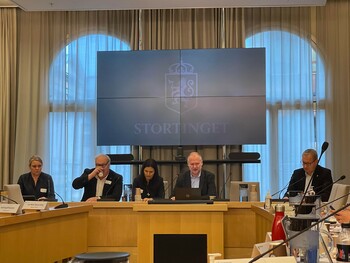 Høring i Finanskomiteen 17. oktober 2022. Foto: Erik Lundesgaard