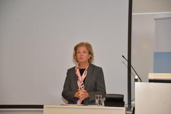Direktør Anne Merethe Bellamy Finanstilsynet. Foto: Svein Strømnes, NEF